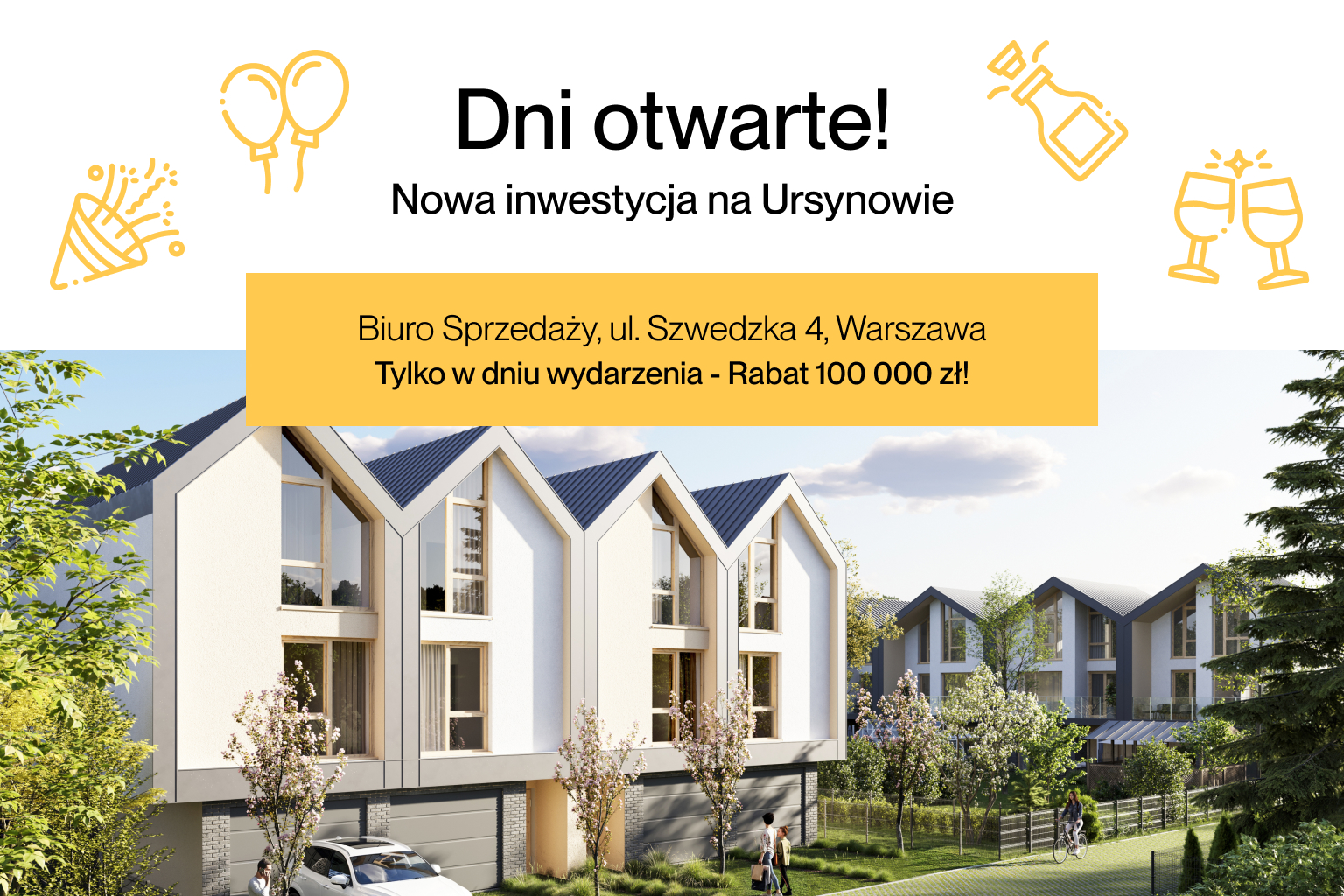 Open Day invitation – on 02.08.2025 a range of benefits for our guests when buying a house in the Kuropatwy development